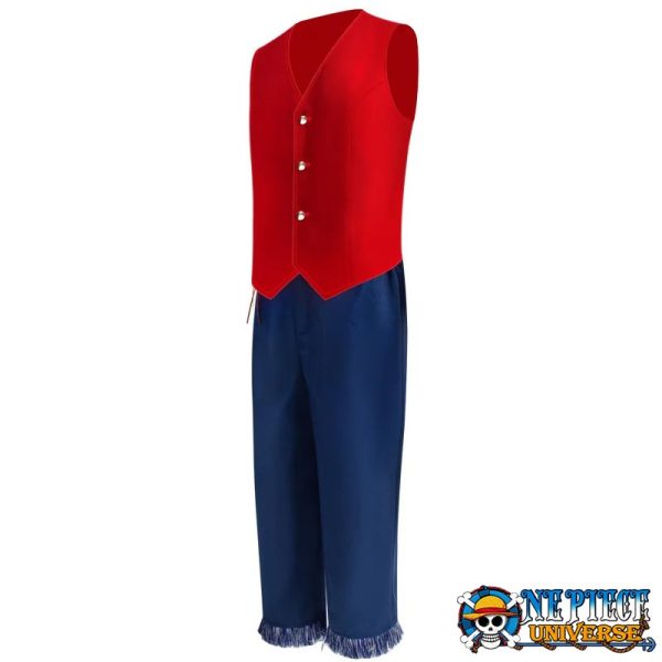 Luffy Live Action Costume Cosplay Halloween