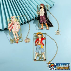 Luffy Shanks Uta Bookmark School Supplies Metal Gifts