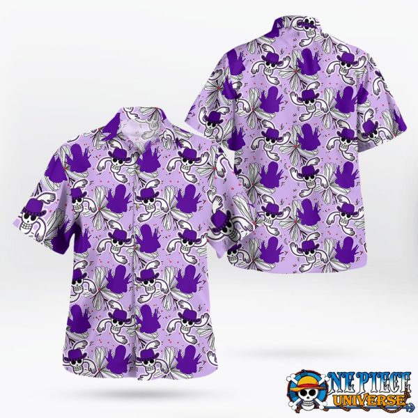 Nico Robin Purple Hawaiian Shirt Button Up