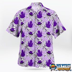 Nico Robin Purple Hawaiian Shirt Button Up