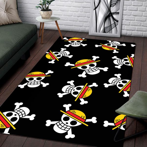 One Piece Anime Strawhat Pirates Jolly Roger Rug