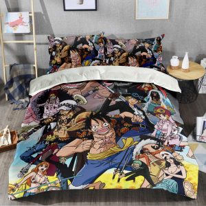 One Piece Bedding Set Straw Hat Pirates Dressrosa Arc