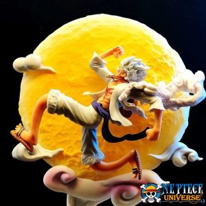 One Piece Nika Luffy Statue Moon Light