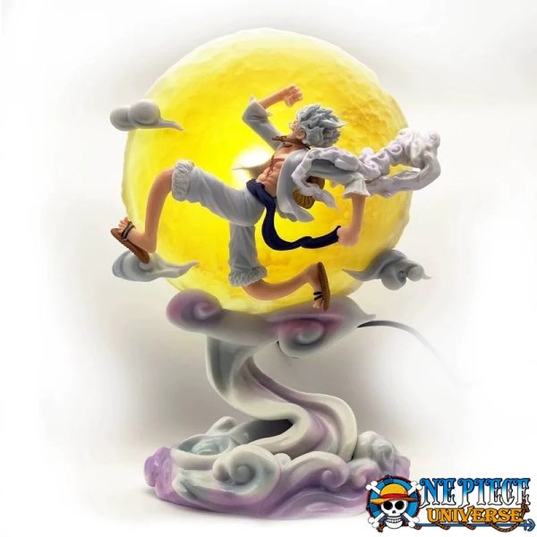 One Piece Nika Luffy Statue Moon Light