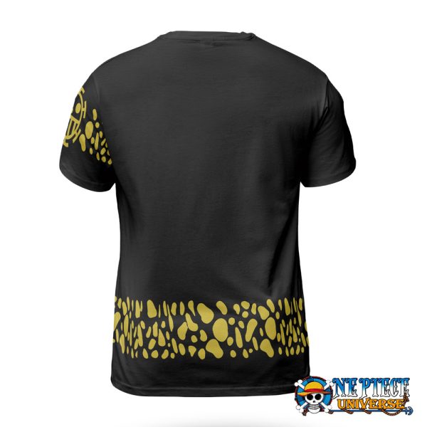 One Piece Trafalgar Law Black 3D T-Shirt