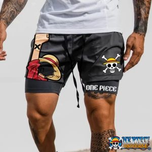 One Piece 3D Print Luffy Swimming Shorts