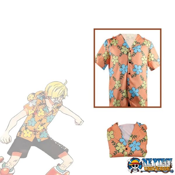 Sanji Egghead Island Outfits Cosplay Costume SET