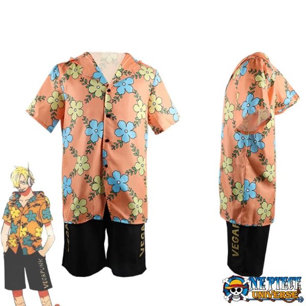 Sanji Egghead Island Outfits Cosplay Costume SET