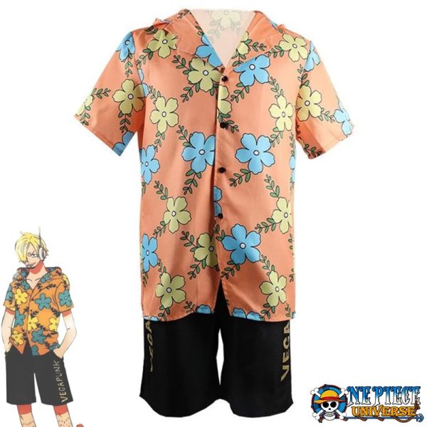 Sanji Egghead Island Outfits Cosplay Costume SET