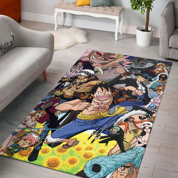 Straw Hat Pirates Dressrosa Arc Rug