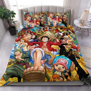 Straw Hat Pirates Main Characters Bedding Set