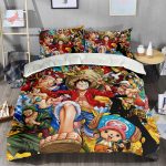 Straw Hat Pirates Main Characters Bedding Set