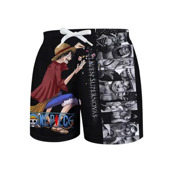 black luffy shorts one_piece_01