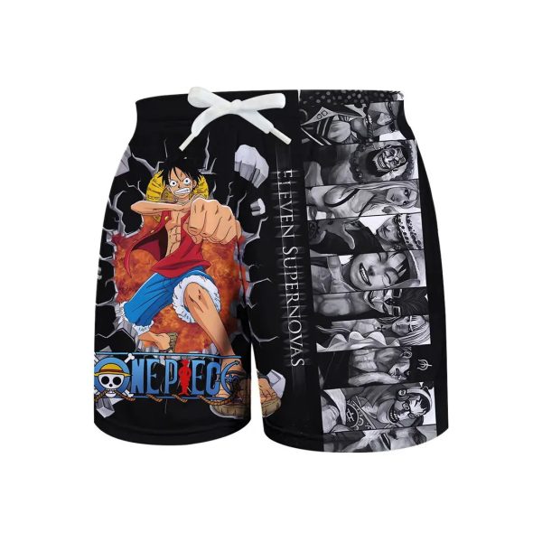 black luffy shorts one_piece_07