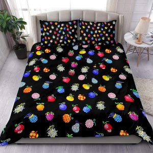 One Piece Anime Devil Fruits Bed Set