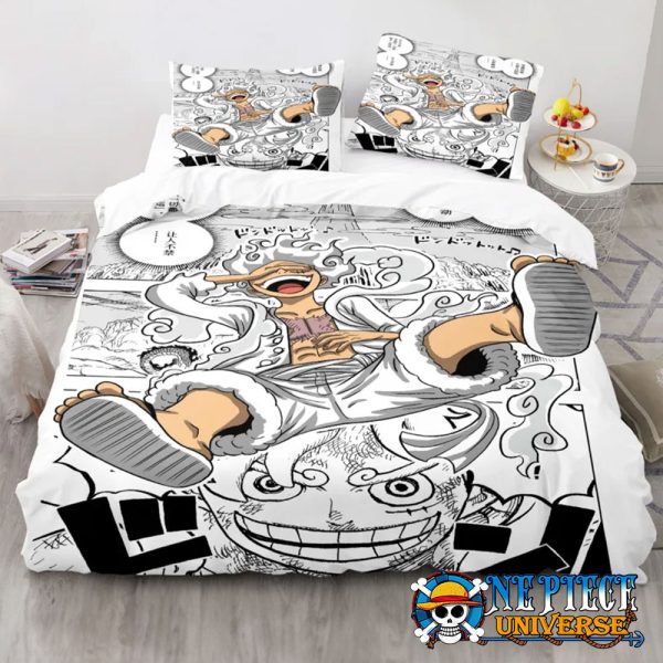 One Piece Bed Set Anime Gear 5 Luffy