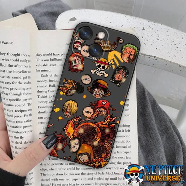 one piece phone case b17hblk03