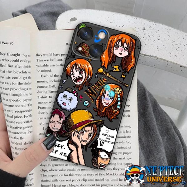 one piece phone case b17hblk04