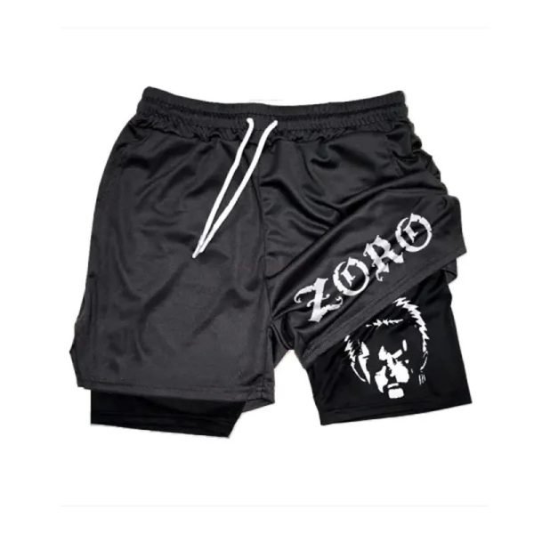 one piece zoro gym shorts