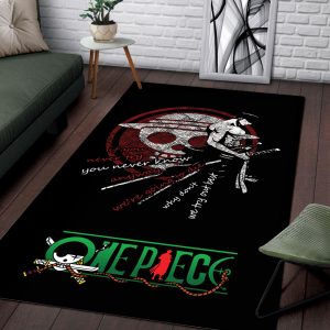 One Piece Zoro "We are going to die" Rug