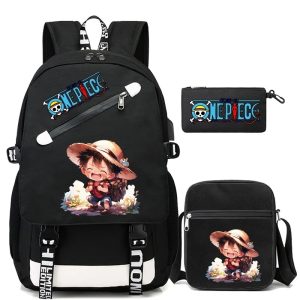 3pcs set Anime One Piece Backpack 4871802