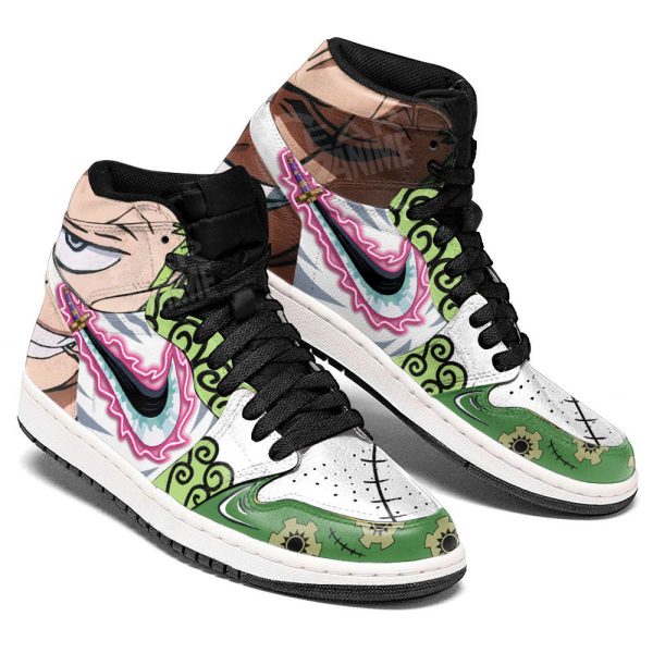 Anime Zoro Face Wano Pattern Custom Jordan Shoes