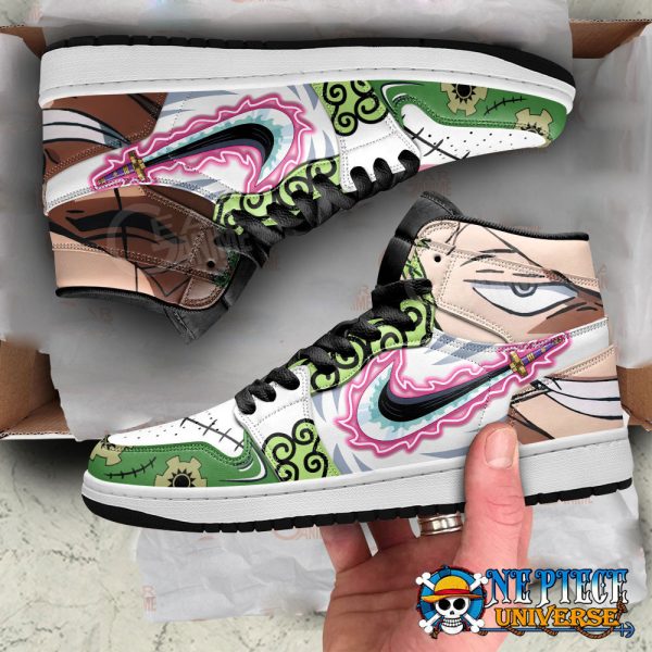 Anime Zoro Face Wano Pattern Custom Jordan Shoes