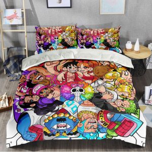 Circle of Chibi Straw Hats Bed Set