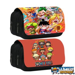 Chibi One Piece Characters Pencil Cases