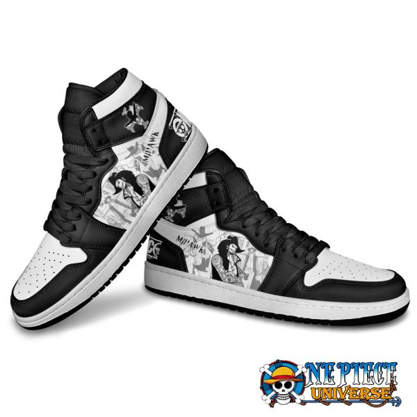 One Piece Dracule Mihawk Manga Style Jordan Shoes