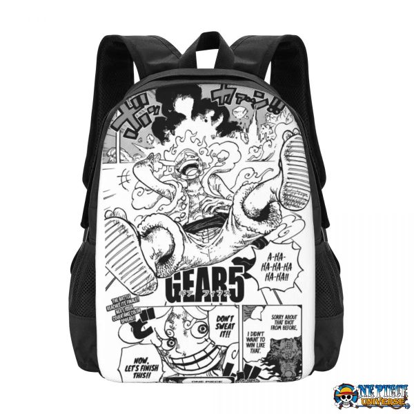 Gear 5th Luffy Manga Canvas Backpack