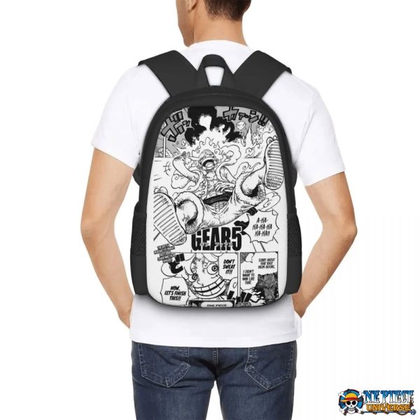 Gear 5th Luffy Manga Canvas Backpack