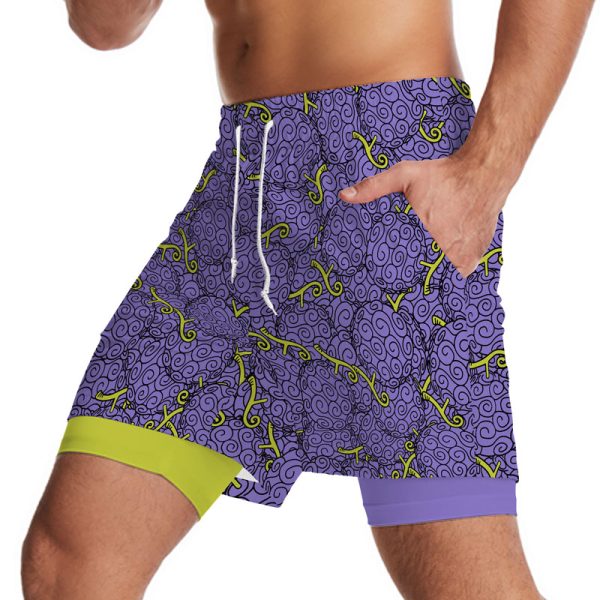 Gomu Gomu no Mi Shorts Sport Gym Shorts