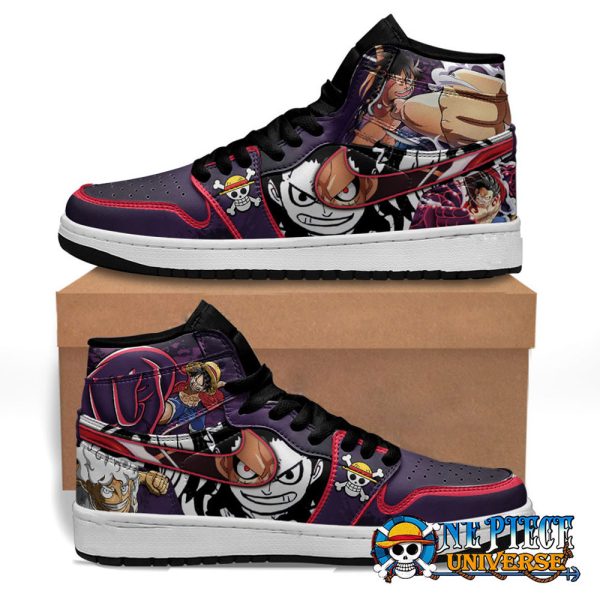 Anime Luffy Gear 4 Angry JD Custom Shoes