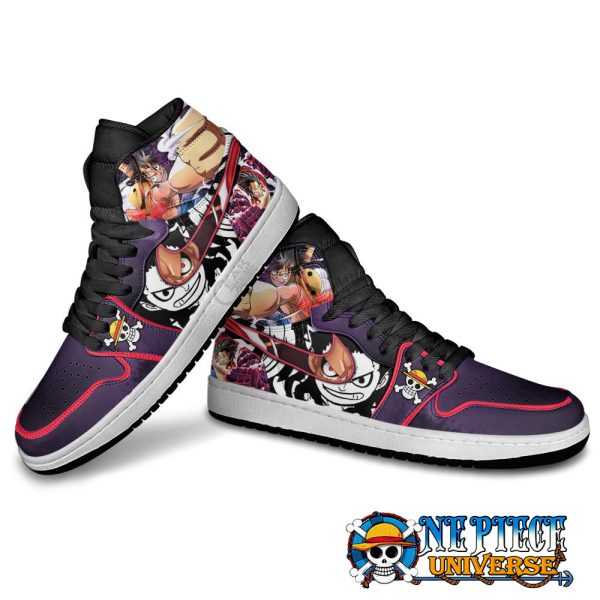 Anime Luffy Gear 4 Angry JD Custom Shoes