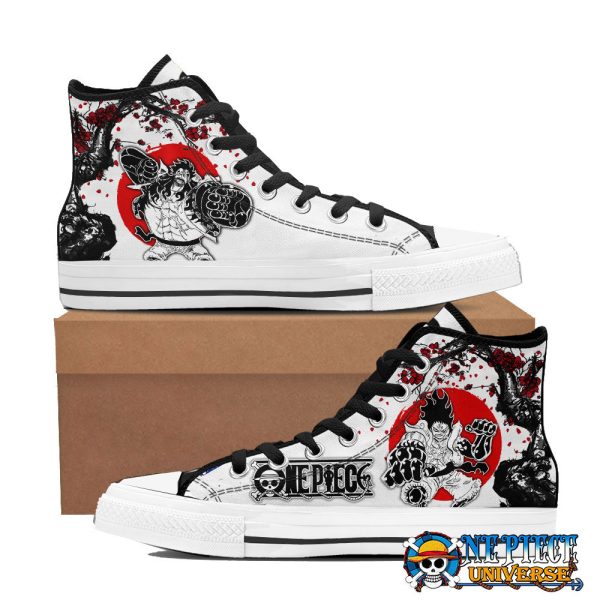 Luffy Gear 4 Japan Style High Top Canvas Shoes