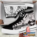 Manga Donquixote Doflamingo High Top Canvas Shoes