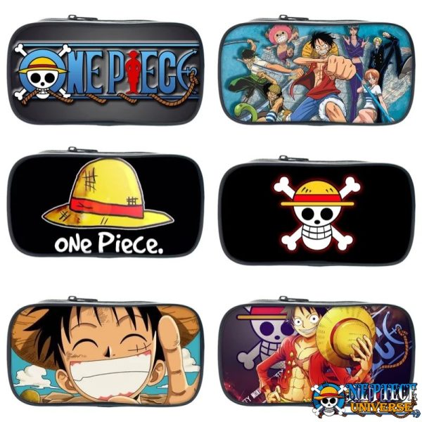 One Piece Anime Luffy Logo Pencil Case