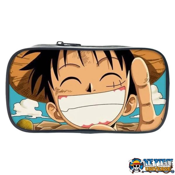 One Piece Anime Luffy Logo Pencil Case