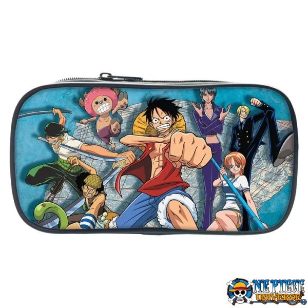 One Piece Anime Luffy Logo Pencil Case