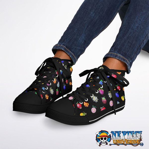  One Piece Devil Fruits Custom Canvas Shoes