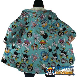 One Piece Strawhats Jolly Roger Hooded Cloak Coat