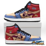 One Piece Luffy Scar Pattern Custom JD Shoes