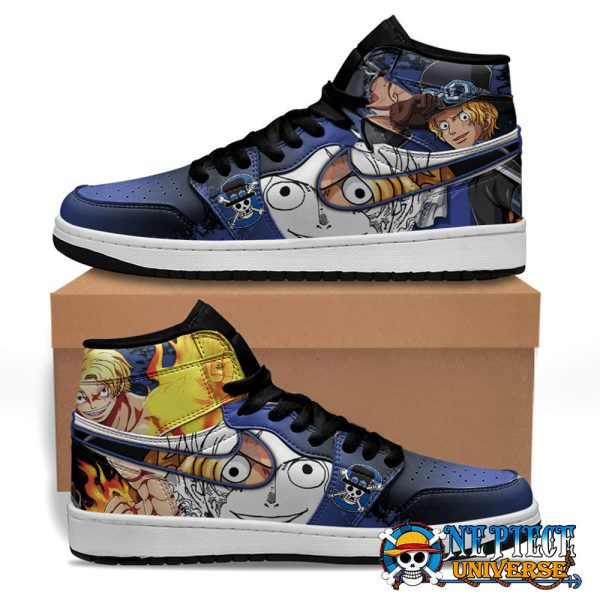 Sabo Anime Jordan High Top Custom Shoes