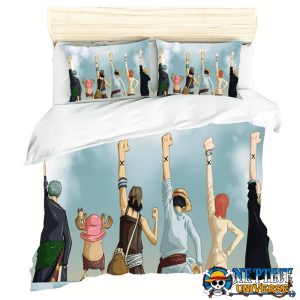 Straw Hats Arm Nakama One Piece Bedding Set and Sheet