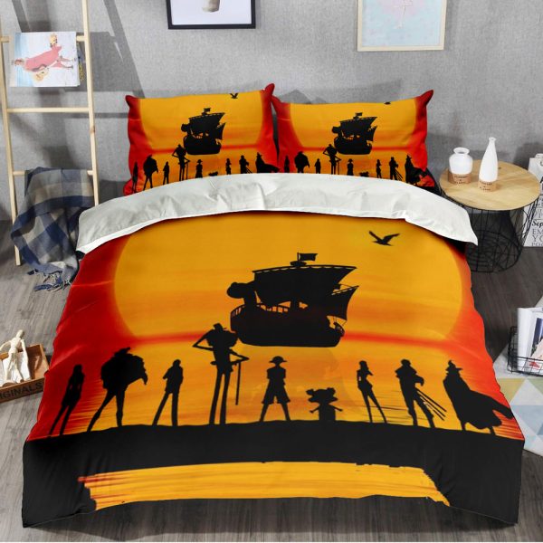 Straw Hat Pirates See The Sunset Bedding Set HOT