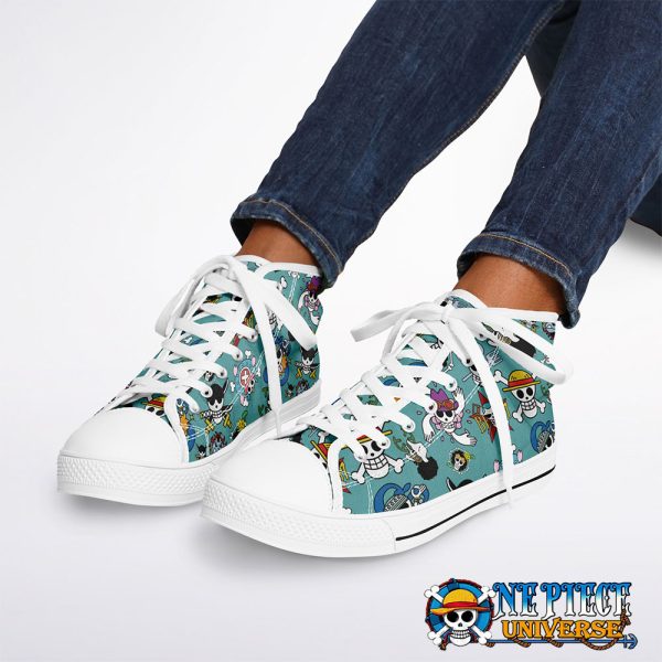 Strawhats Jolly Roger One Piece Canvas Shoes