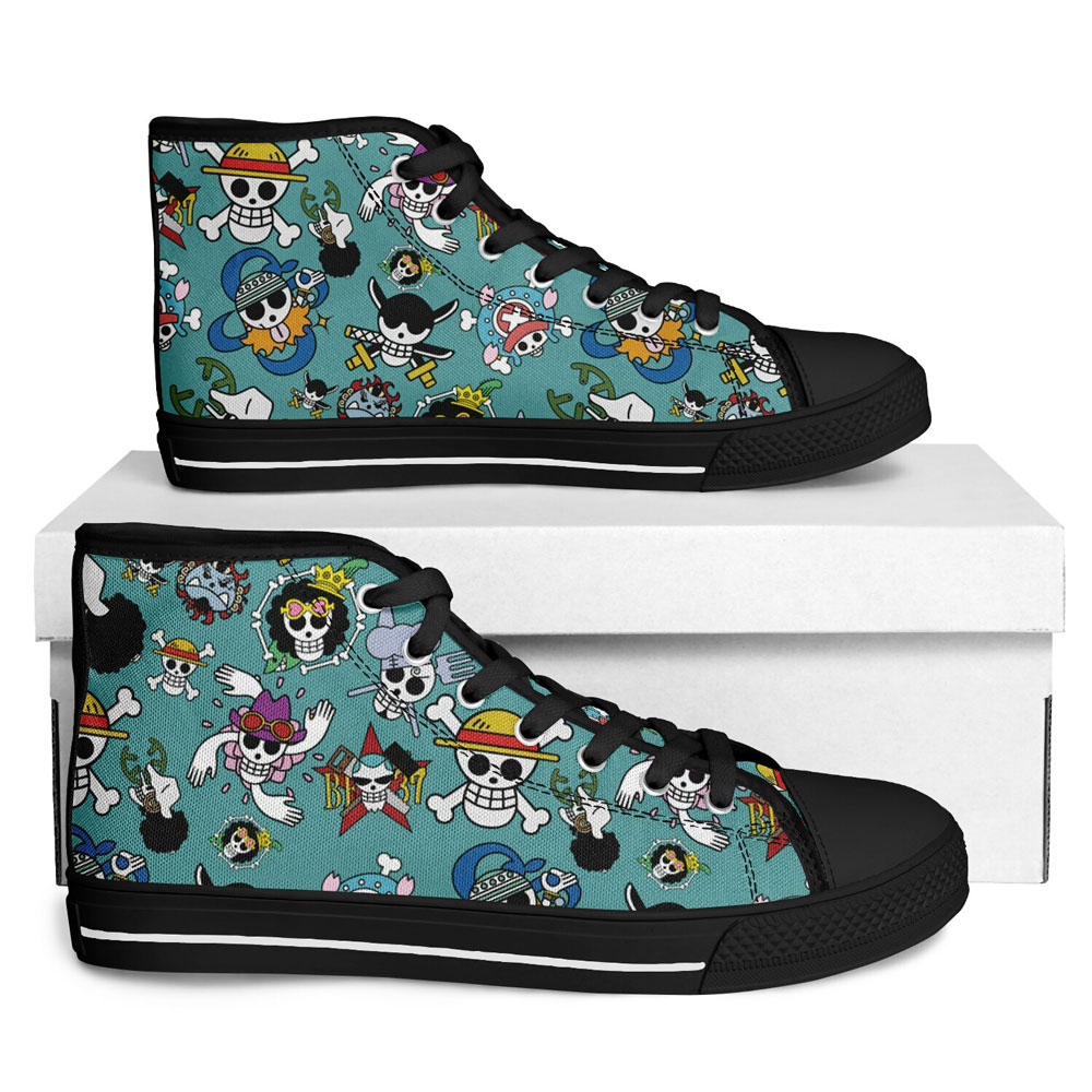 Strawhats Jolly Roger One Piece Canvas Shoes