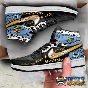 Trafalgar D. Law Pattern Jordan Hightop Custom Shoes