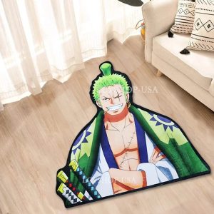 Wanted Zoro Rug Shape Non-Slip